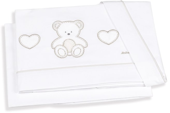 Спален комплект Italbaby Plush колекция Boutique от три части памук - Tortora