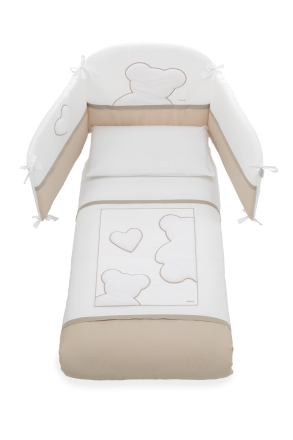 Спален комплект Italbaby Matisse Maxi, Boutique колекция, пет части, изработен от памук - Choco