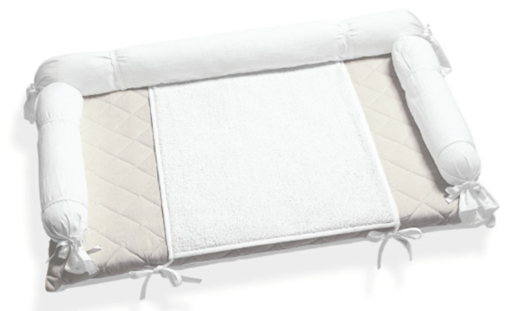 Accesoriu textil de infasat pentru comoda Italbaby, din bumbac, moale, Tortora