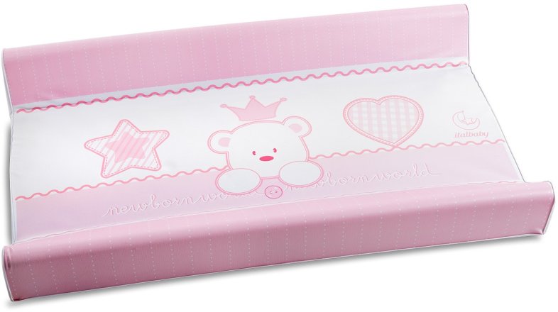 Подставка за преповиване и пелениране, за скрин Italbaby Baby Re, колекция Trendy, с две страни - Розов
