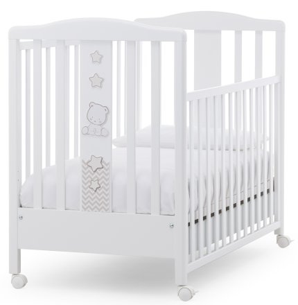 Patut Italbaby Popstar Colectia Trendy pentru copii din lemn de fag - Tortora / Bianco