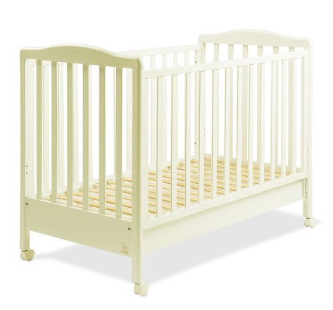 Детска кошара Italbaby Flash, Trendy Collection, изработена от букова дървесина - Avorio