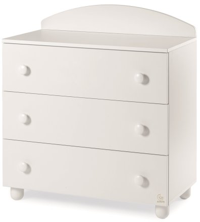 Скрин Italbaby Flash, детска колекция Trendy, три чекмеджета, масив бук