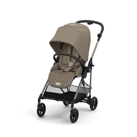 Спортна детска количка Cybex Melio, ново издание, ултралека - Seashell Beige