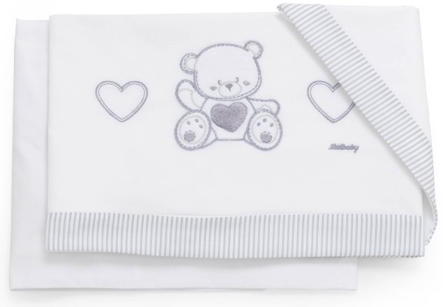 Спален комплект Italbaby Baby Jolie - Колекция Trendy, три части, памук