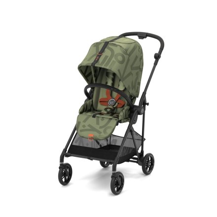 Παιδικό καρότσι Cybex Melio Street, νέα έκδοση, ultralight - Olive Green