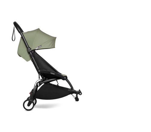 Babyzen YOYO² Connect Καρότσι Διδύμων με Μαύρο Σκελετό & Olive