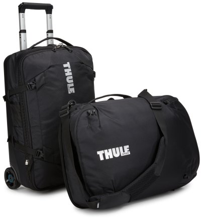 Туристически пакет за количка Thule Subterra с колела и ръчна чанта, 55L, черен