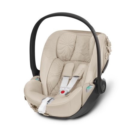 Scoica auto pentru copii Cybex Cloud Z i-Size Simply Flowers - Beige