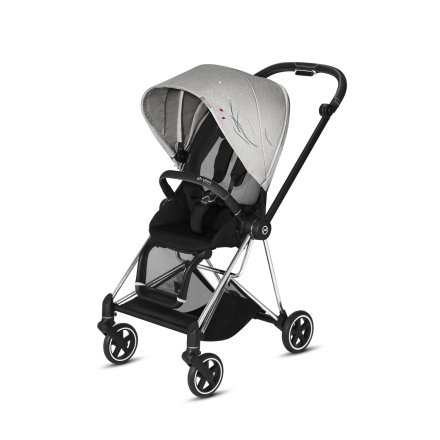 Carucior sport pentru copii Cybex Mios 2.0 Koi Crystallized - cadru Chrome Black