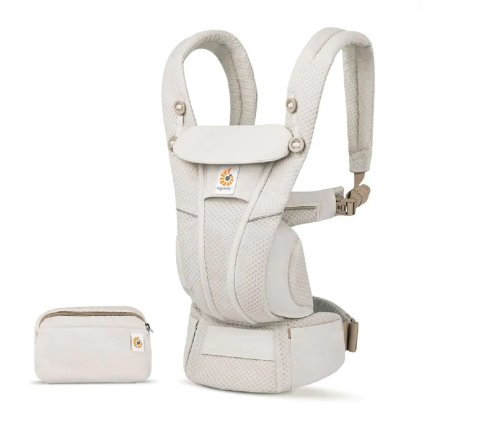 Кош за новородено Ergobaby OMNI Breeze дишащ и удобен 0 - 4 години Natural Beige