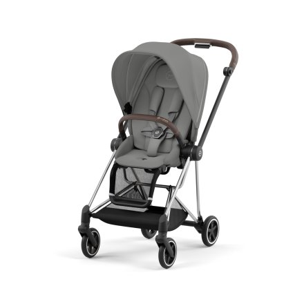 Carucior sport pentru copii Cybex Mios 3.0, premium - Mirage Grey cu cadru Chrome Brown