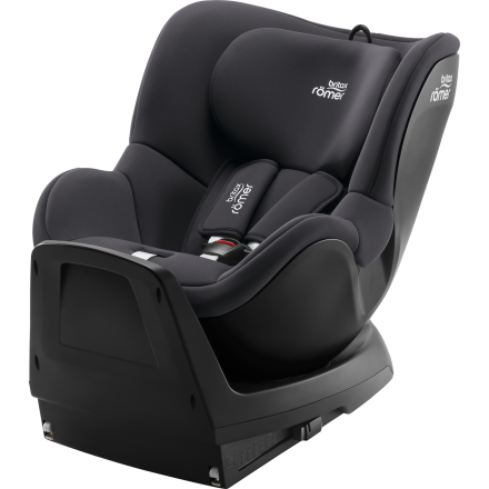 Scaun auto pentru copii Britax Romer - Dualfix M PLUS i-Size, flexibil, 61-105 cm, 3 luni - 4 ani - Midnight Grey