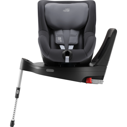 Scaun auto pentru copii Britax Romer - Dualfix 5Z cu Baza Flex 5Z, sigur si flexibil, 3 luni - 4 ani - Midnight Grey