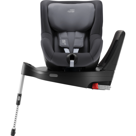 Детско столче за кола Britax Romer - Dualfix 5Z с Flex 5Z Base, безопасно и гъвкаво, 3 месеца - 4 години - Midnight Grey