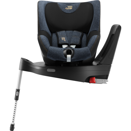 Детско столче за кола Britax Romer - Dualfix 5Z с Flex 5Z Base, безопасно и гъвкаво, 3 месеца - 4 години - Blue Marble