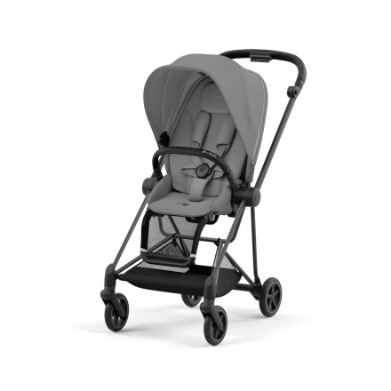 Carucior 2 in 1 pentru copii Cybex Mios 3.0 premium - Mirage Grey cu cadru Matt Black