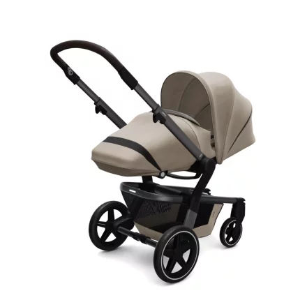 Carucior 3 in 1 Joolz Hub+, cu cocoon si scoica Baby Safe 5Z2, Timeless taupe