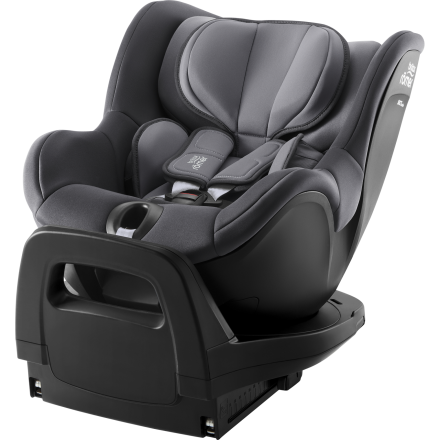 Столче за кола Britax Romer - Dualfix PRO, раждане - 4 години, Isofix, Midnight Grey