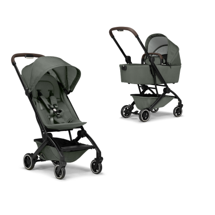 Carucior 2 in 1 pentru copii Joolz Aer+, cu landou - Mighty green