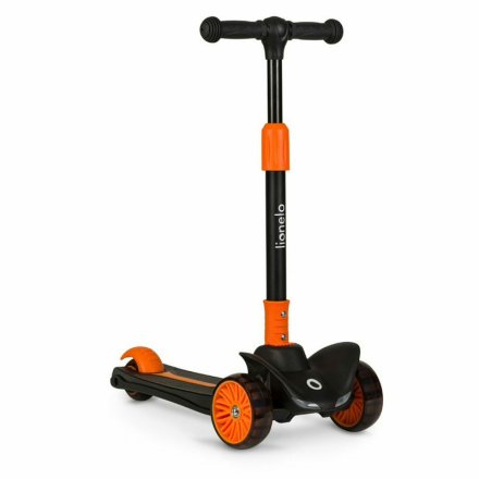 Lionelo - Timmy παιδικό σκούτερ, με φώτα LED, 3 ετών+, Πορτοκαλί