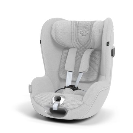 Scaun auto pentru copii Cybex Platinum, Sirona T i-Size Plus, 0-4 ani, rotativ 360° - Platinum White