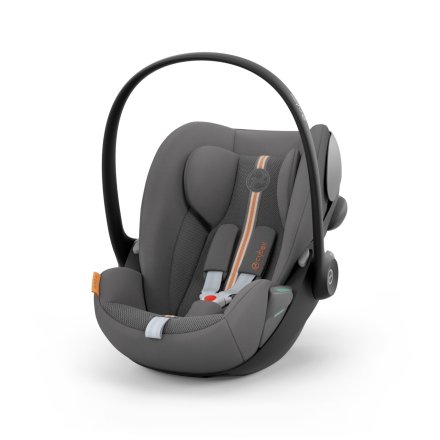 Scoica auto Cybex Gold Cloud G i-Size Plus pentru copii, 0-24 luni, ergonomica - Lava Grey