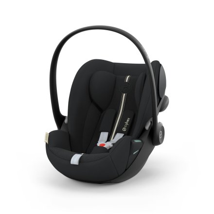 Детско столче за кола Cybex Gold Cloud G i-Size Plus, 0-24 месеца, ергономично - Moon Black