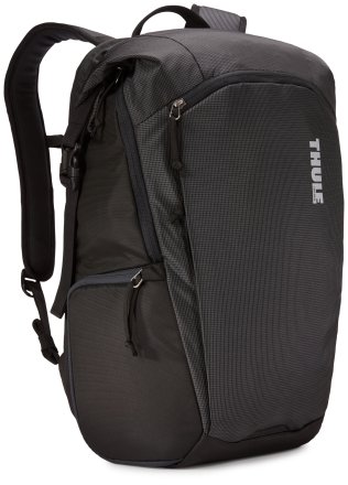 Rucsac pentru echipament foto Thule EnRoute, 25L compartimentat, rezistent, Black