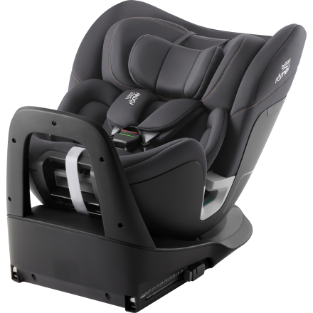 Детско столче за кола Britax Romer - SWIVEL, Isofix, 360° ротация, 0 месеца-7 години, Midnight Grey