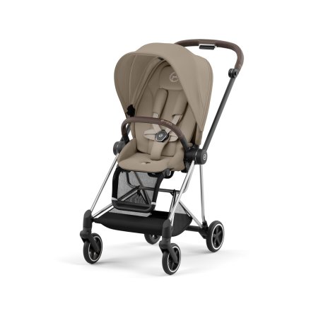 Carucior 2 in 1 pentru copii Cybex Mios 3.0 premium - Cozy Beige cu cadru Chrome Brown