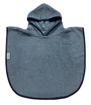 Italbaby Детски халат Poncho, памук, с качулка, 2-4 години - Cielo