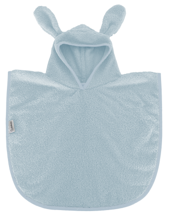 Italbaby Детски халат Poncho, изработен от бамбук, с качулка, 1-2 години - Azzurro