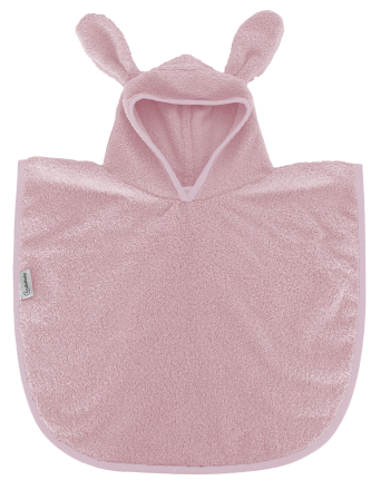 Italbaby Детски халат Poncho, изработен от бамбук, с качулка, 2-4 години - Rosa