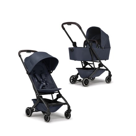 Carucior 2 in 1 pentru copii Joolz Aer+, cu landou, varianta noua, Navy blue