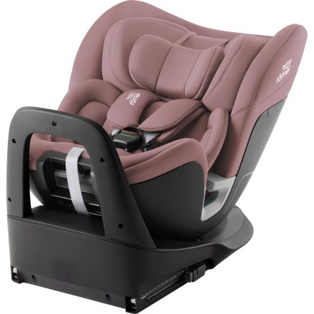 Детско столче за кола Britax Romer - SWIVEL, Isofix, 360° ротация, 0 месеца-7 години, Dusty Rose