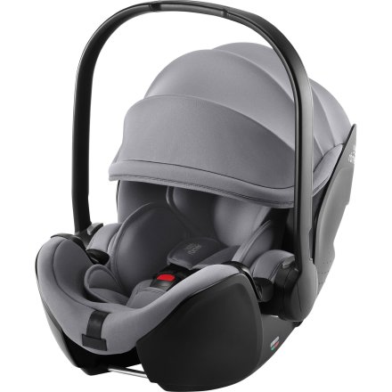 Scoica auto Britax Romer - Baby Safe PRO, 0-13 kg, 40-85 cm, flexibila, Frost Grey