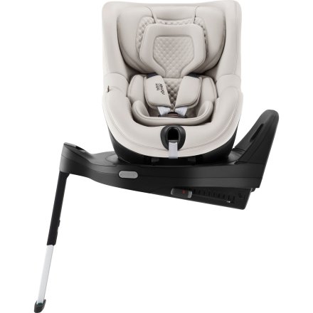 Детско столче за кола Britax Romer - Dualfix 5Z с Flex 5Z Base, безопасно и гъвкаво, 3 месеца - 4 години - Soft Taupe