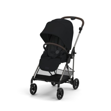 Παιδικό καρότσι Cybex Melio, συλλογή 2024, Magic Black