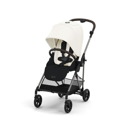 Спортна детска количка Cybex Melio, колекция 2024, Canvas White