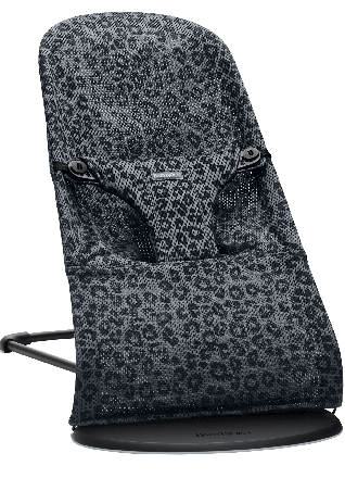 Детска люлка BabyBjorn Bliss Anthracite/Leopard Mesh, Limited Edition