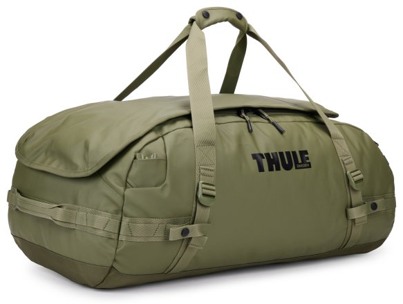 Geanta voiaj de mana Thule Chasm Duffel 70L, editie noua 2024, Olivine