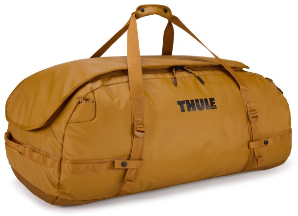 Ръчна пътна чанта Thule Chasm Duffel 130L, ново издание 2024 г., златисто кафява