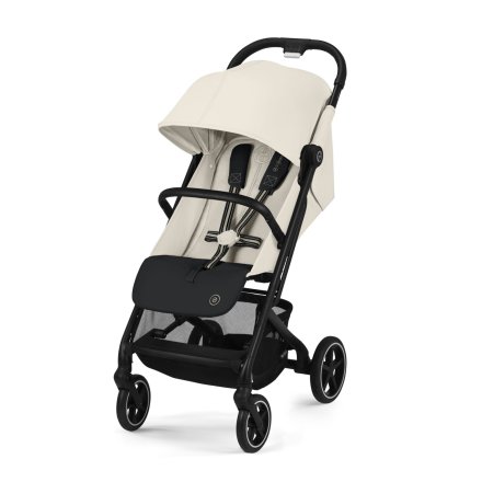 Βρεφικό καρότσι Cybex Gold Beezy, εργονομικό, συλλογή 2024, λευκό καμβά