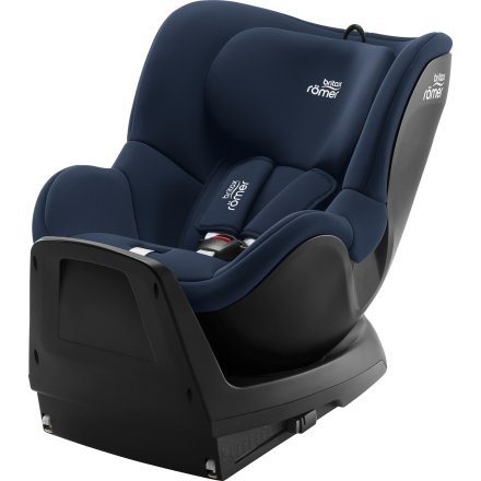 Детско столче за кола Britax Romer - Dualfix M PLUS i-Size, гъвкаво, 61-105 см, 3 месеца - 4 години - Night Blue