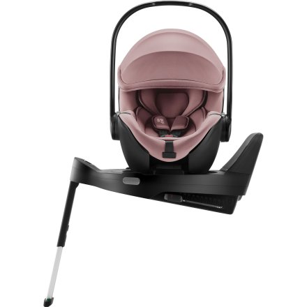 Scoica auto Britax Romer - Baby Safe PRO, cu baza Vario, 0-13 kg, flexibila, Dusty Rose