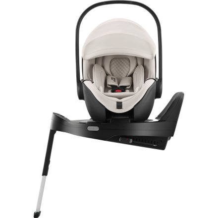 Scoica auto Britax Romer - Baby Safe PRO, cu baza Vario, 0-13 kg, flexibila, Soft Taupe