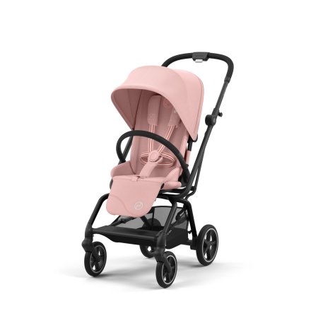 CYBEX GOLD EEZY S TWIST+ 2 БЕБЕШКА КОЛИЧКА 360° НОВ МОДЕЛ CANDY PINK С ЧЕРНО ШАСИ