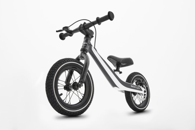 Bentley Premium Παιδικό Ποδήλατο Ισορροπίας Carbon 3+ Ετών - Onyx Black & Glacier White