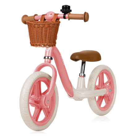 Bicicleta fara pedale pentru copii Lionelo - Alex Plus, usoara, regalbila, Pink Rose